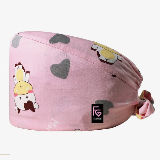 Cow print Adjustable Working Cap Scrub Hats